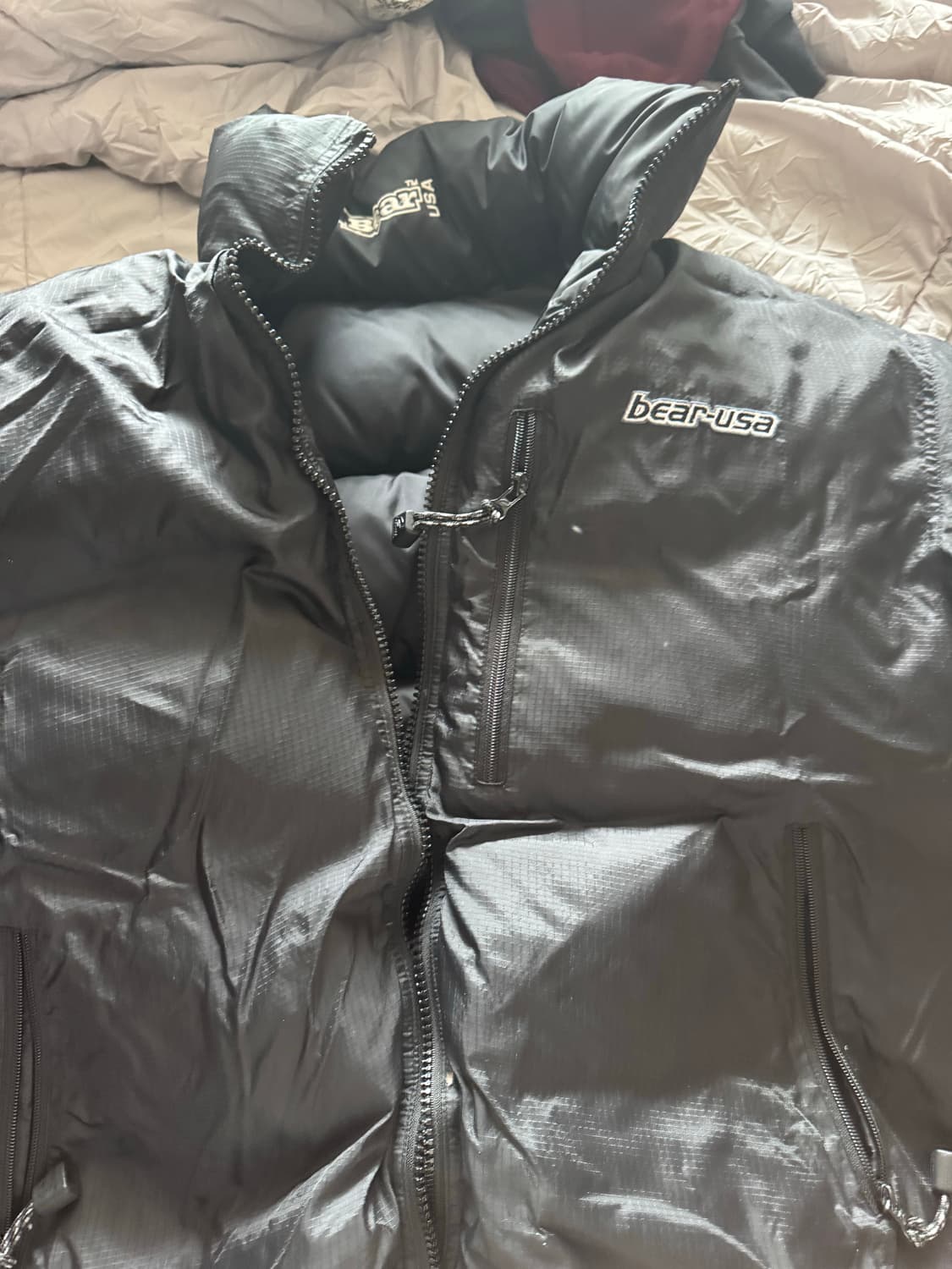 90‘s 베어 usa 리버시블 패딩 빈티지 상품이미지5