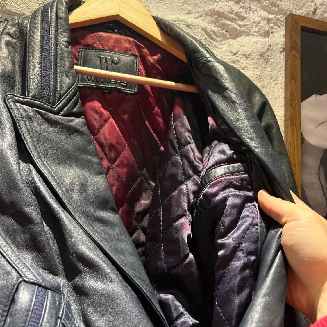 일제 빈티지 양가죽 봄버 자켓 상품이미지3