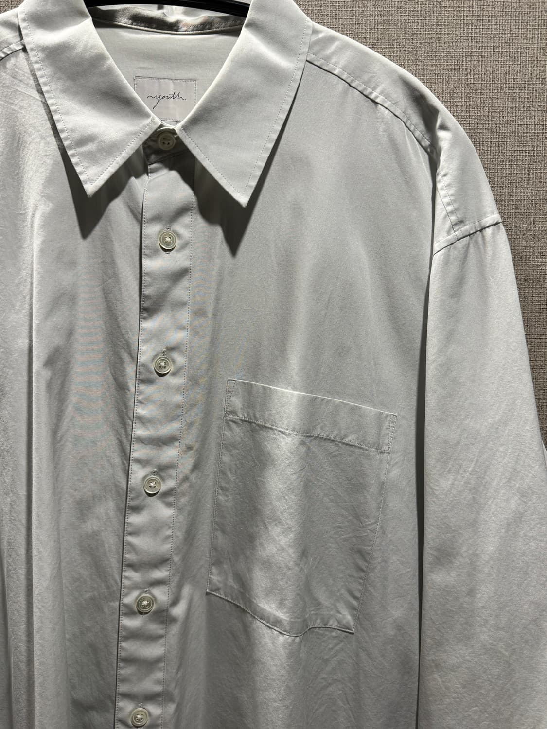 Youth Loosed Shirts Light Grey 상품이미지3