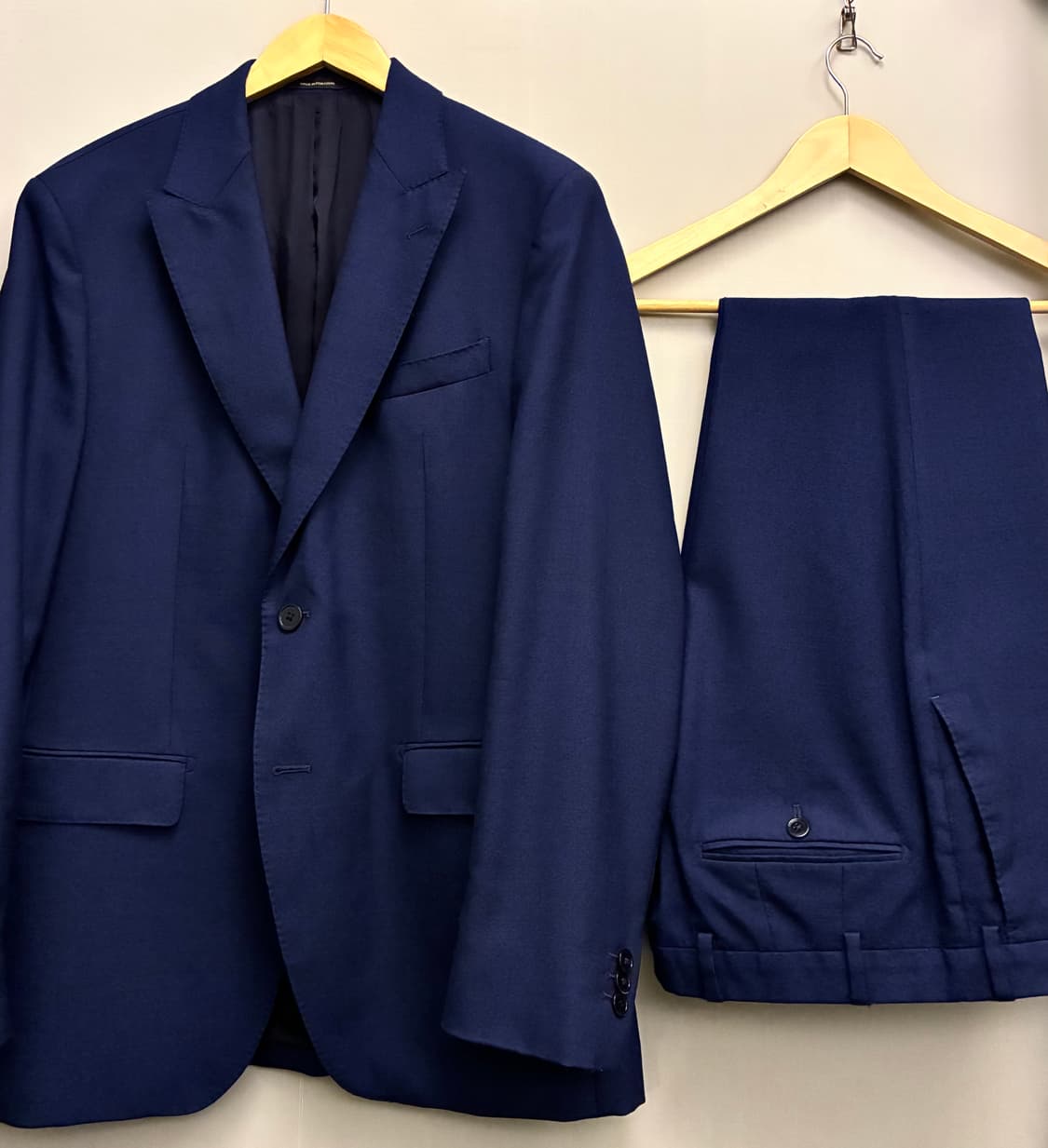 (100/32)마시모두띠 리넨 썸머 울 수트셋업 남자정장 네이비 상품이미지1