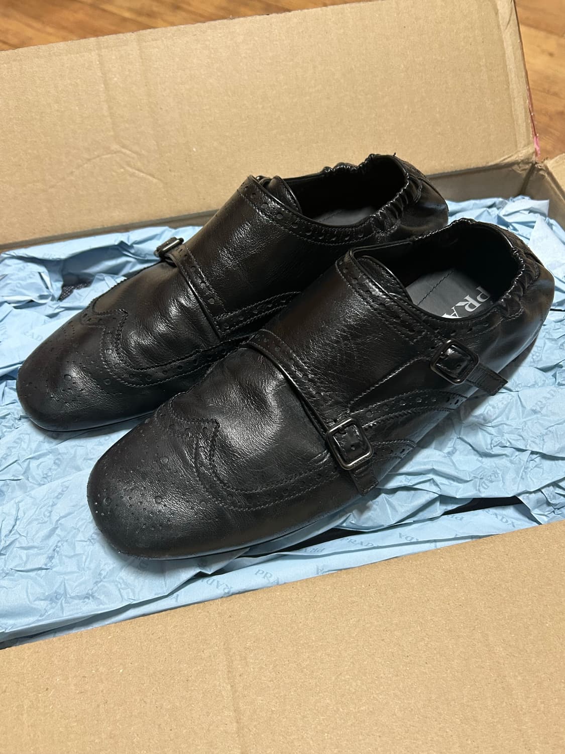 Prada 프라다 더블 몽크 7.5 (265) 상품이미지3