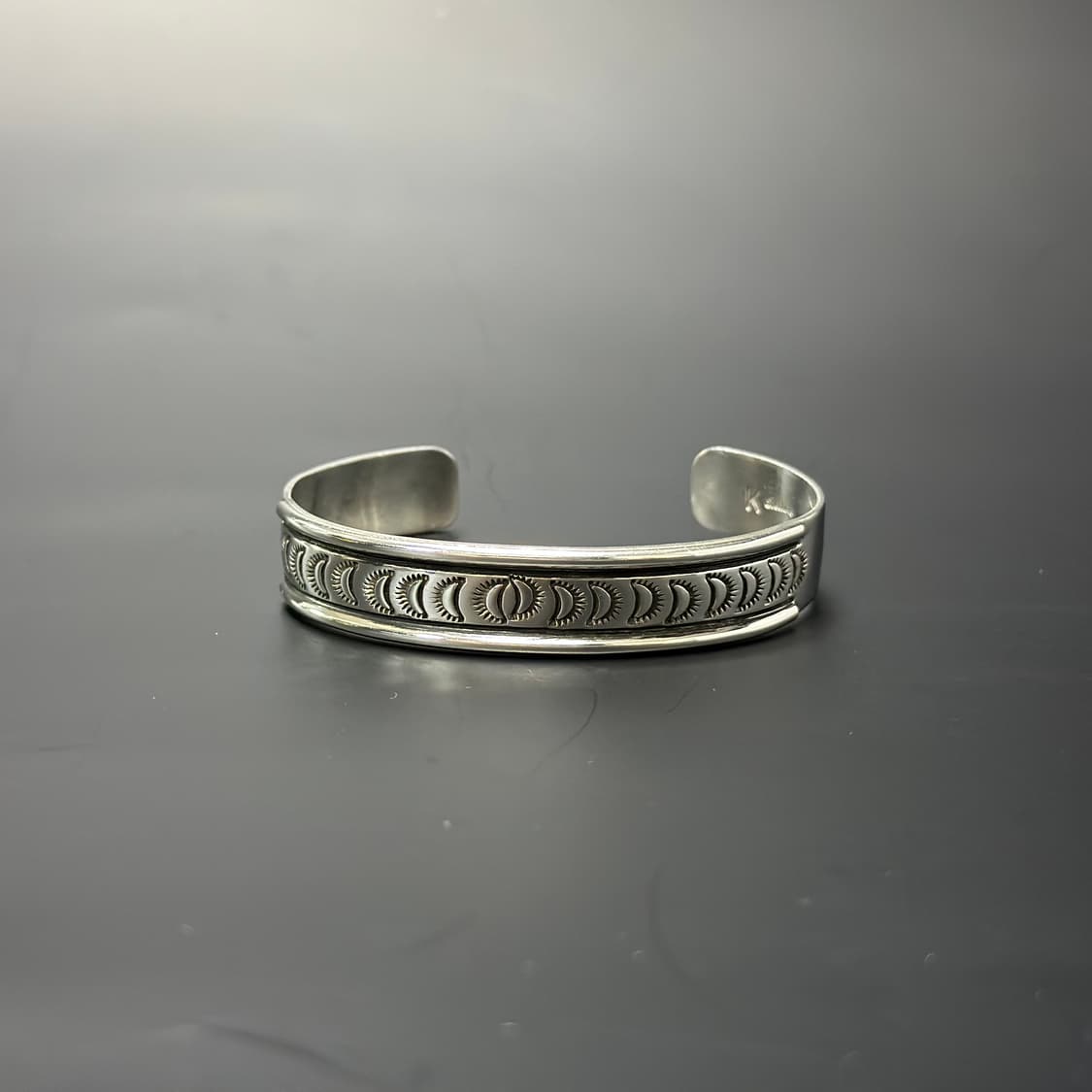 네이티브 아메리칸] Keith james 스털링 실버 커프 17.5cm 상품이미지1