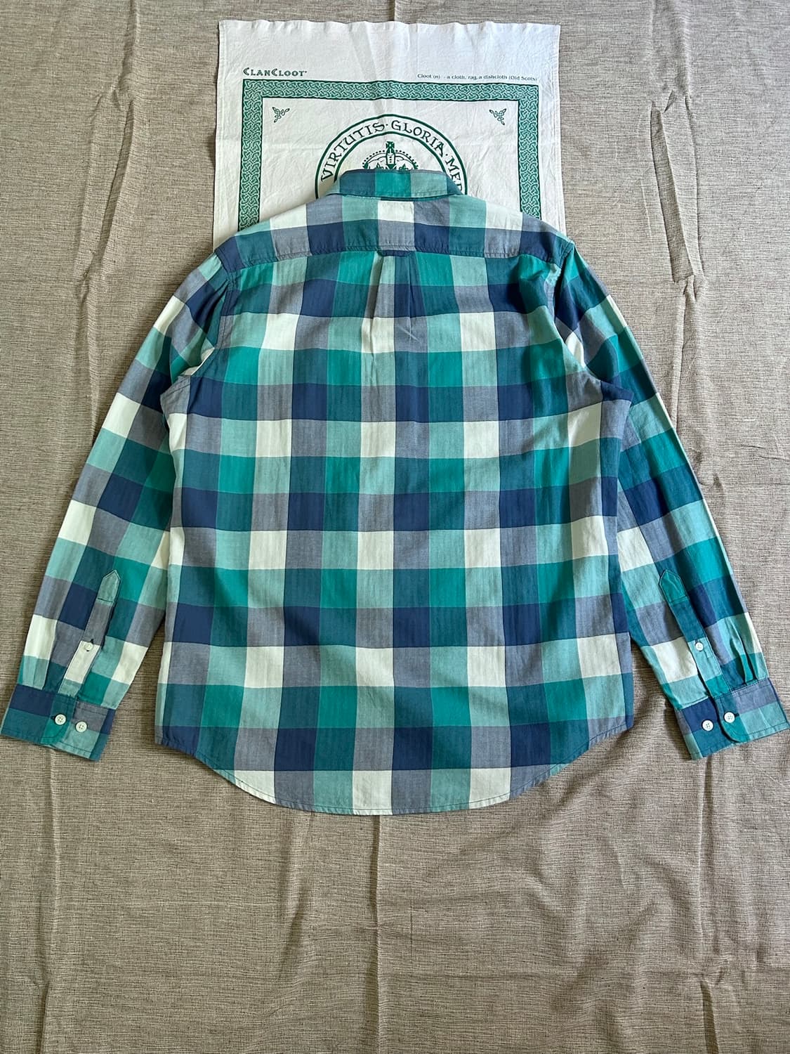 엘엘빈 헤링본 트윌 플레이드 체크 셔츠 Made in India 상품이미지9