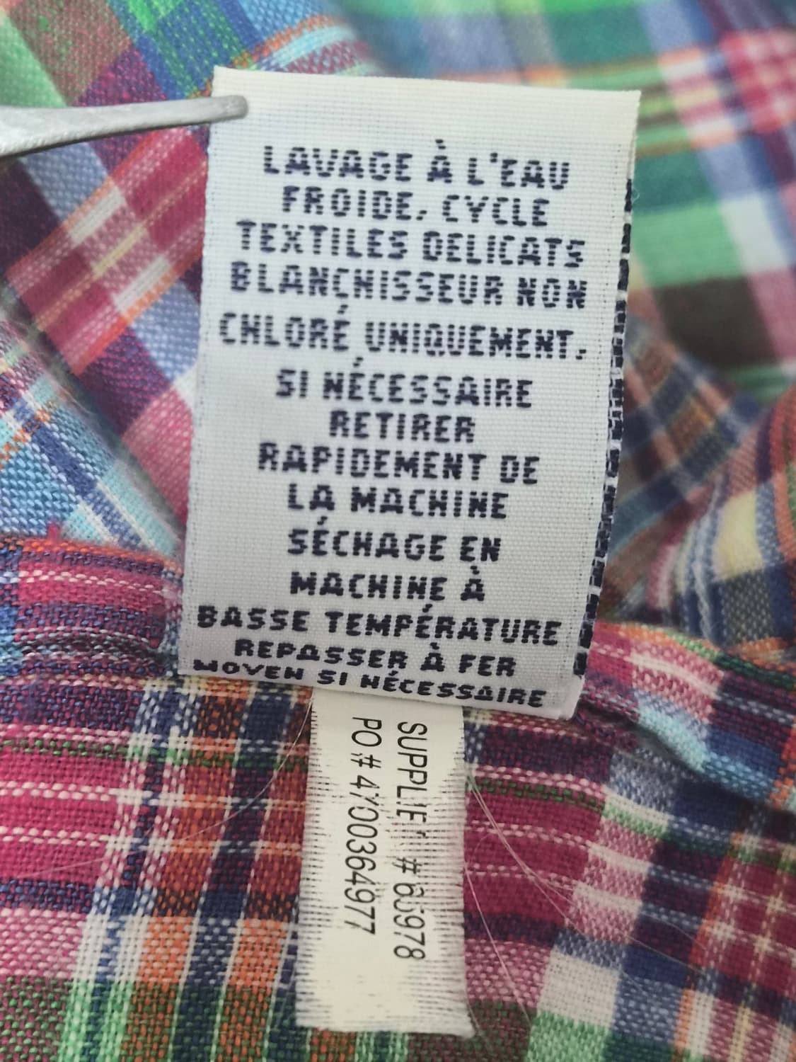 폴로랄프로렌Polo 체크 린넨 반팔 셔츠 M - S403 상품이미지6