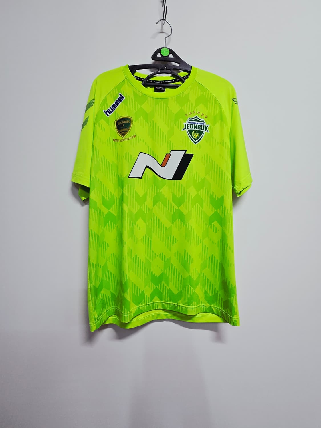 험멜 전북 현대 모터스 형광 반팔 유니폼 로페즈 상품이미지1