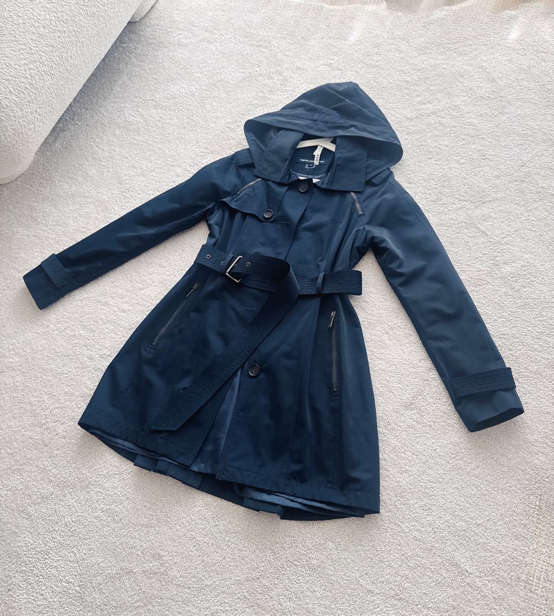 [FRENCH CONNECTION] 프렌치커넥션 후드 발수 트렌치 코트  상품이미지3