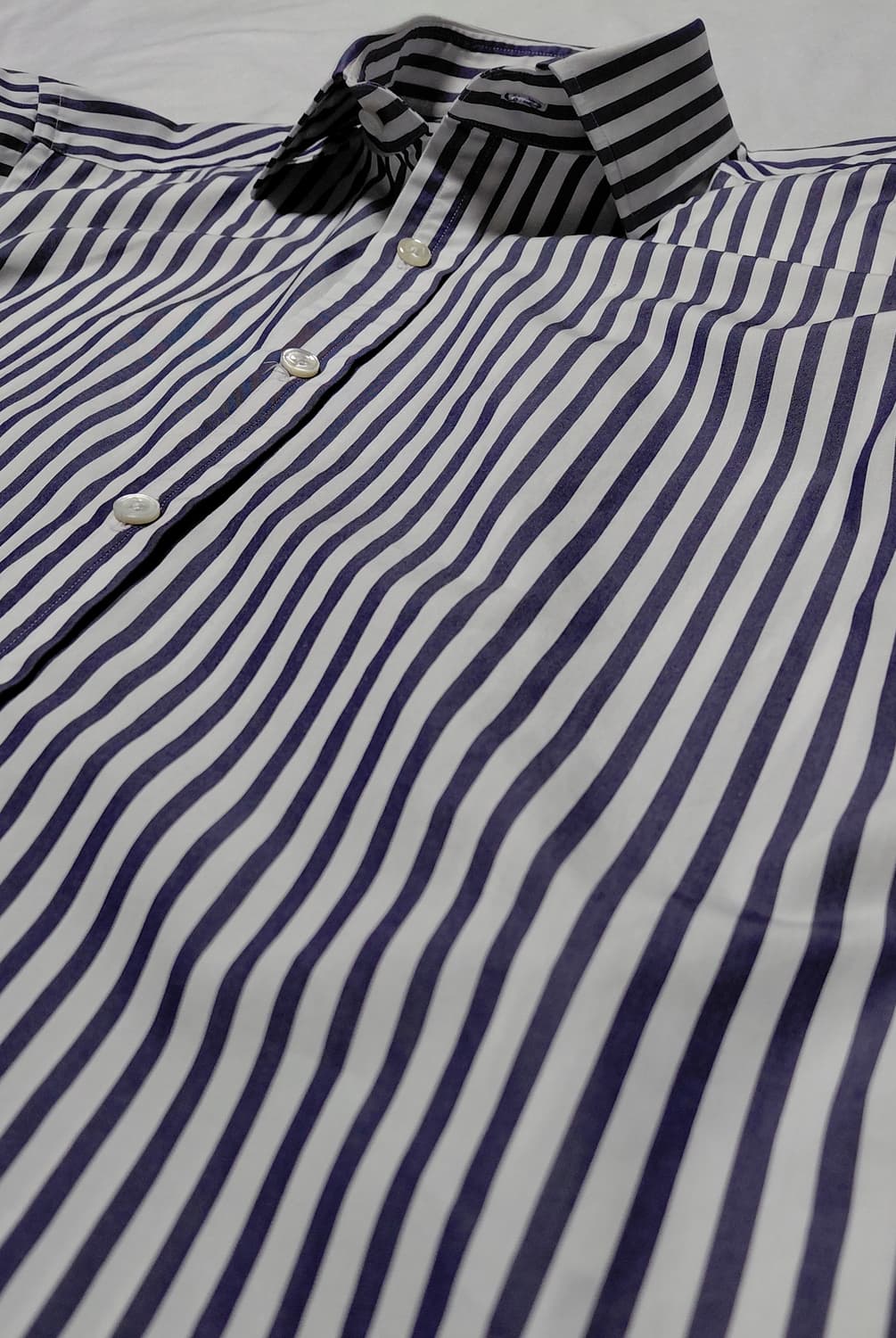 할인! 브릴라 퍼 일 구스토 x 토마스 메이슨 스트라이프 셔츠 (40) 상품이미지6