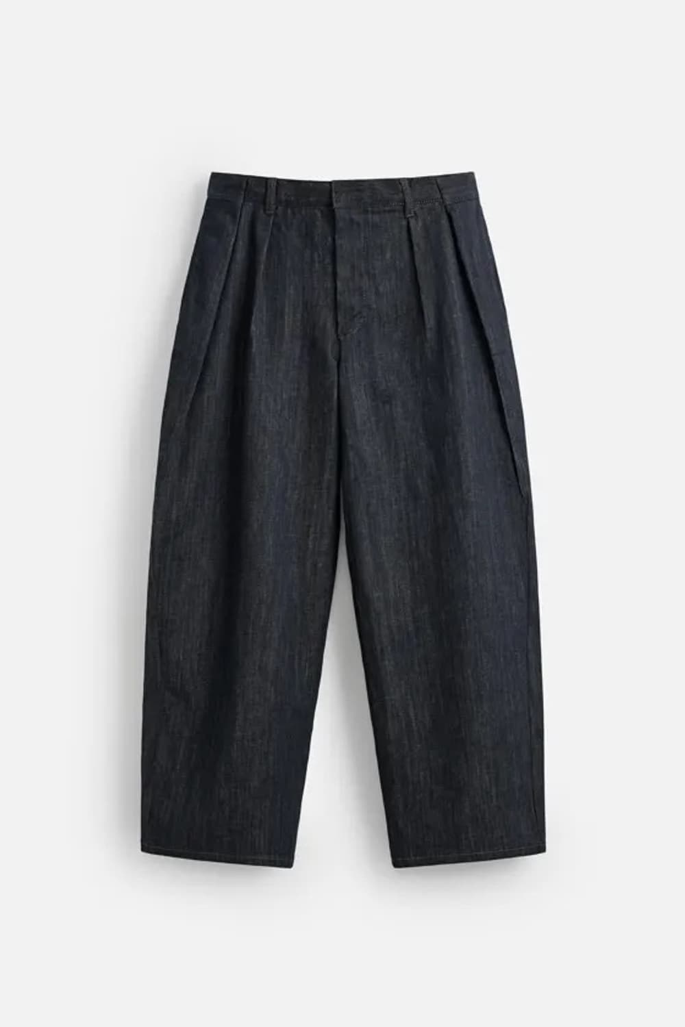 자라 와이드 레그 생지 데님 상품이미지6