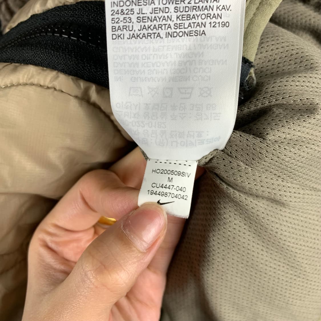 나이키 퓨추라 헤리티지 쉐르파 퀼팅 자켓 상품이미지5