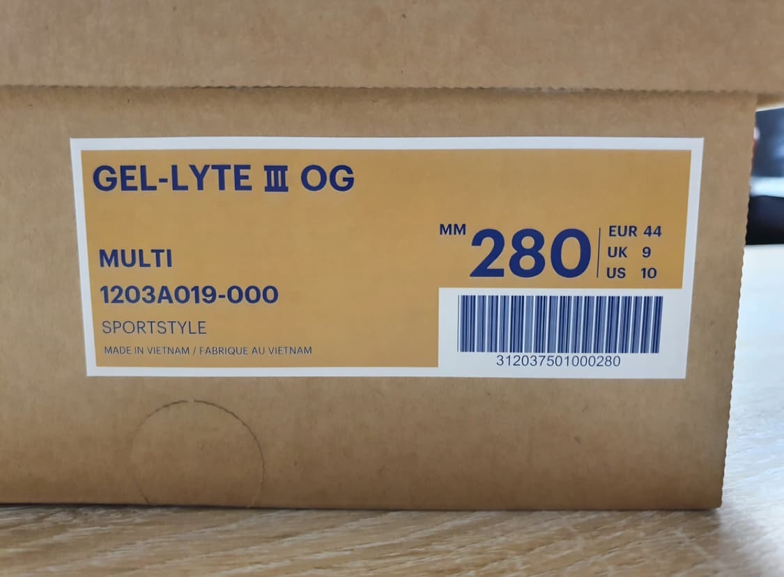 [280]아식스 아트모스 션우더스푼 젤라이트3 OG 코듀로이 상품이미지3