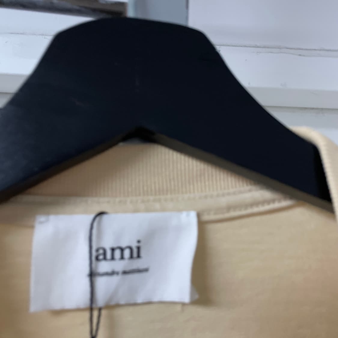 AMI 아미 빅하트 반팔 티셔츠 베이지 L 상품이미지5