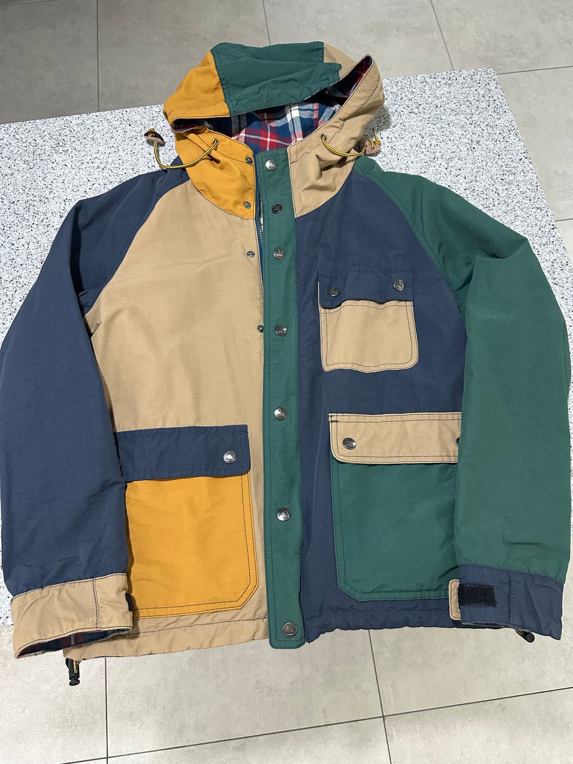 양면 리버시블 플란넬 윈드브레이커 상품이미지2