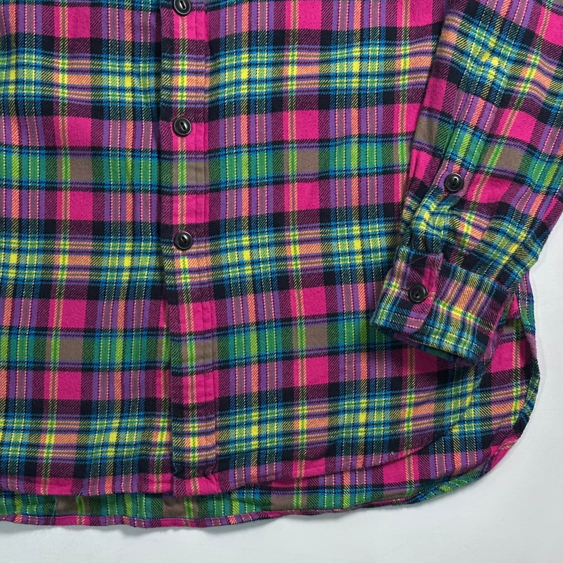 폴로 랄프로렌 체크 투포켓 코튼 셔츠 상품이미지4