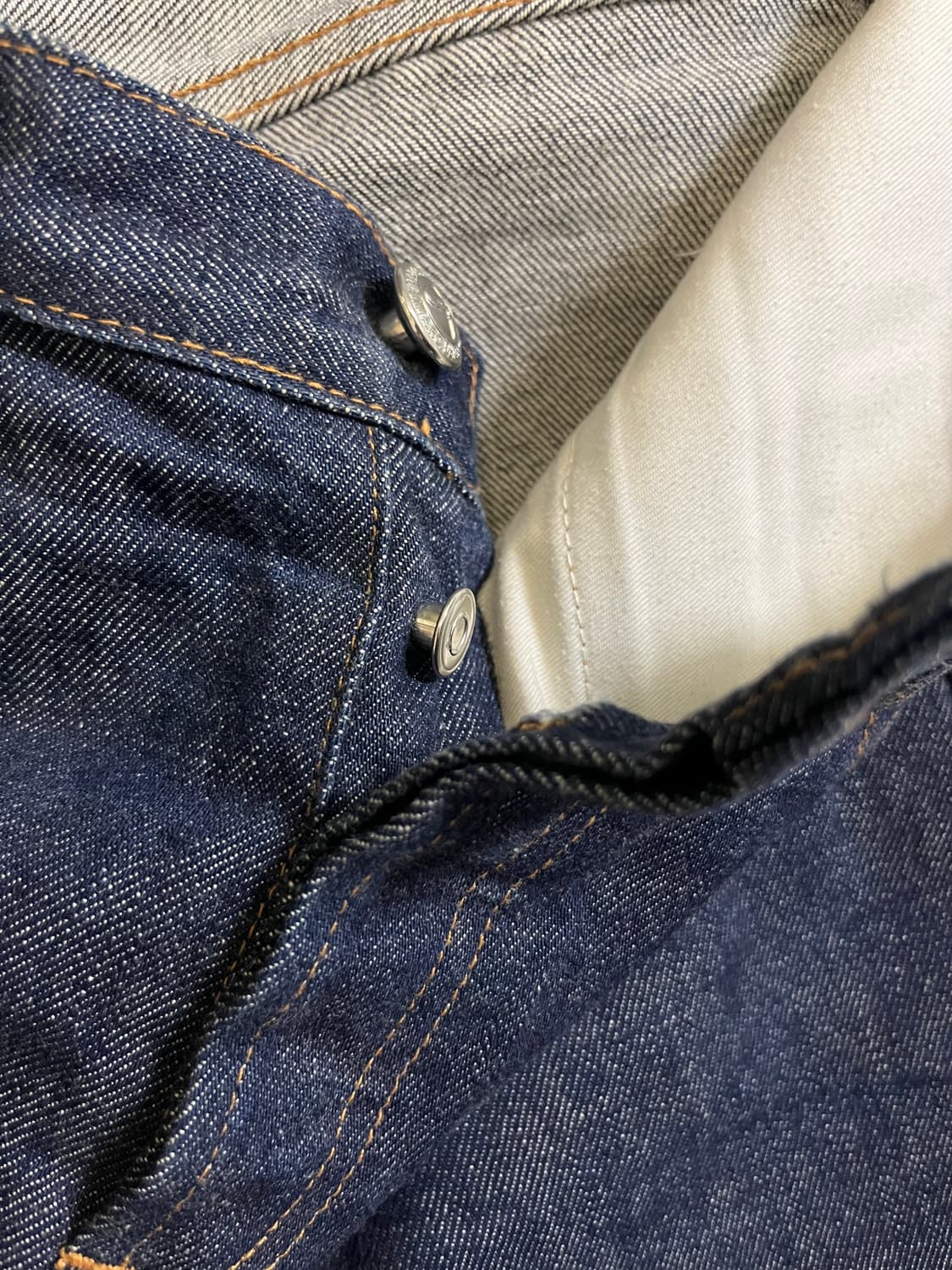 아페쎄 생지 데님 팬츠 새상품급 상품이미지6