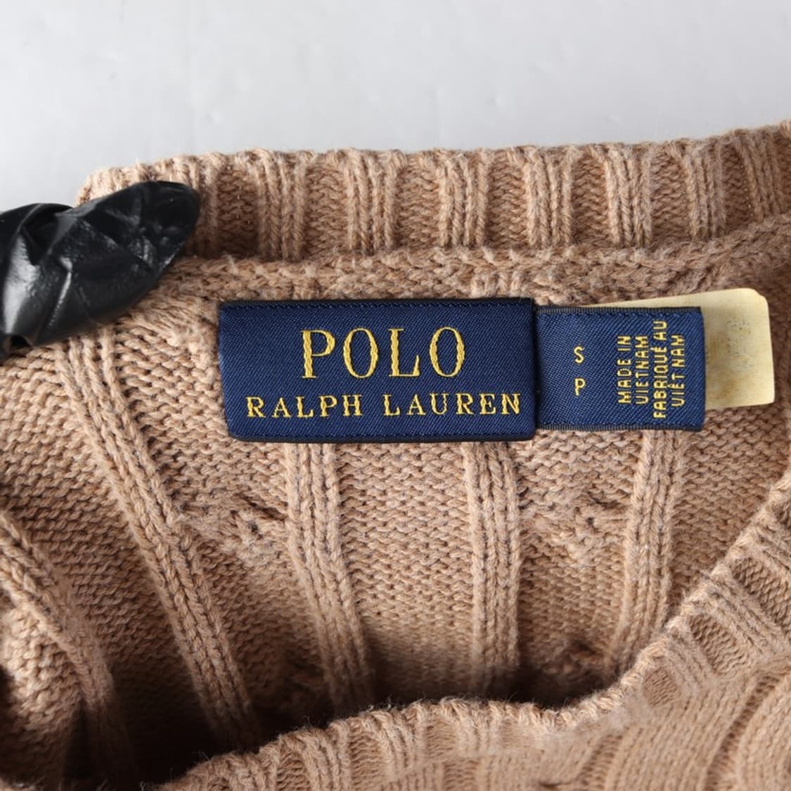 폴로 랄프로렌 꽈배기 라운드넥 니트 S 상품이미지5