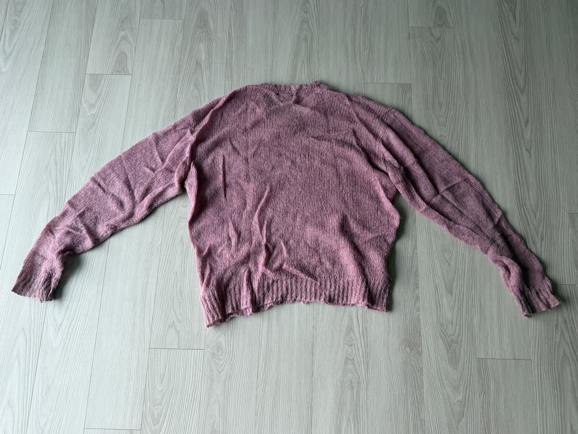 스투시 루즈 니트 로고 스웨터 모브 XXL 상품이미지2