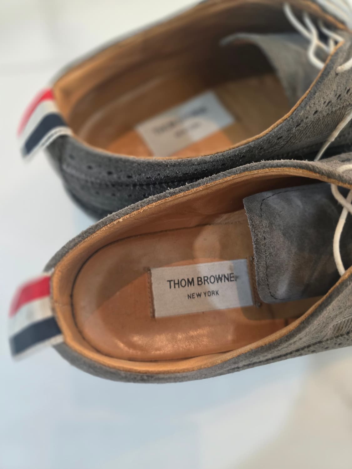 톰브라운 스웨이드 윙팁 슈즈 US7 상품이미지3