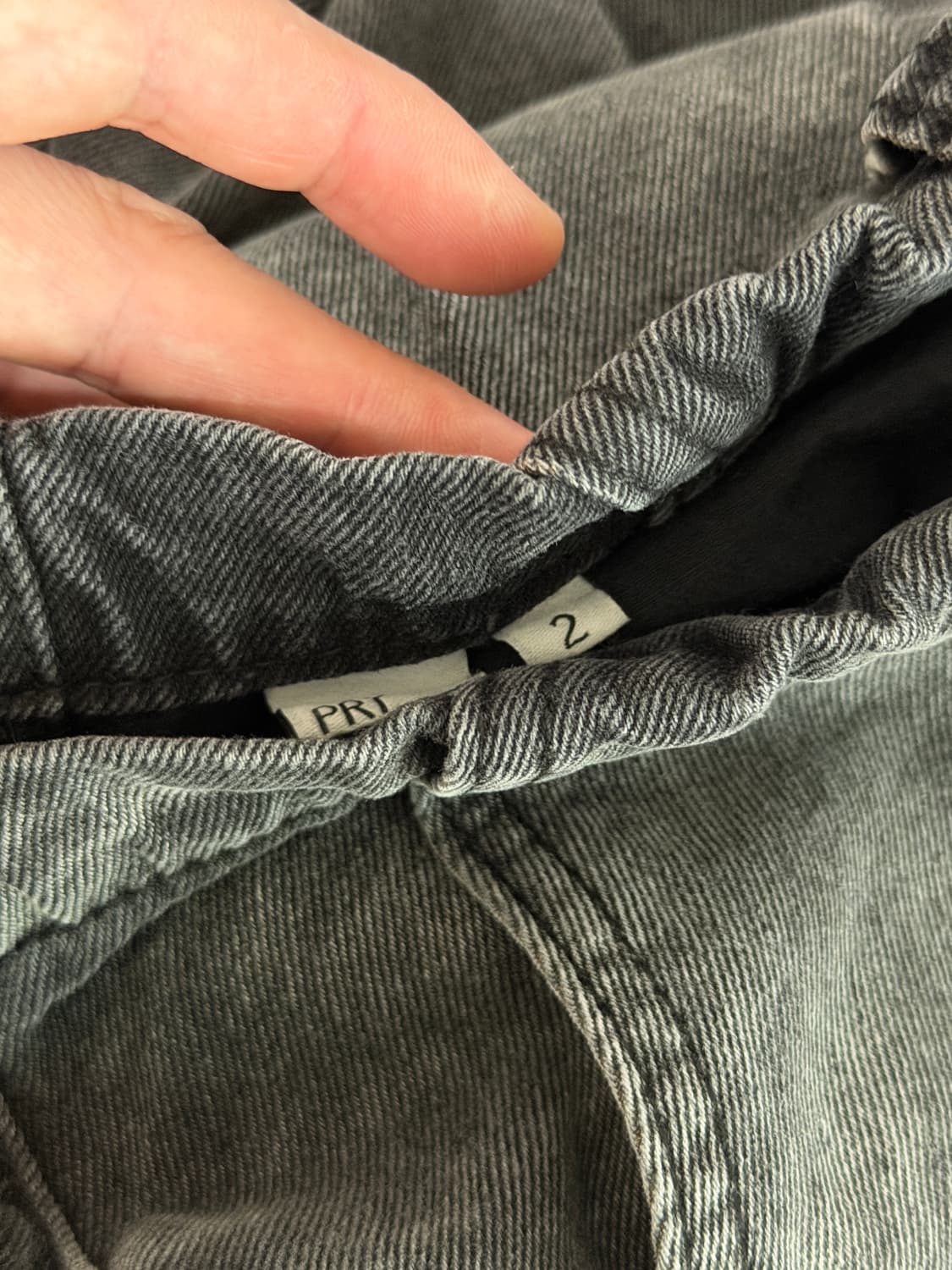 (새상품급) 피알티 블랭크 - CARPENTER WASHED DENIM 상품이미지6