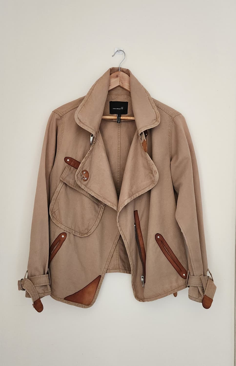 너무멋진 90s빈티지(정품)이자벨마랑 숏트렌치 (0)사이즈 상품이미지1