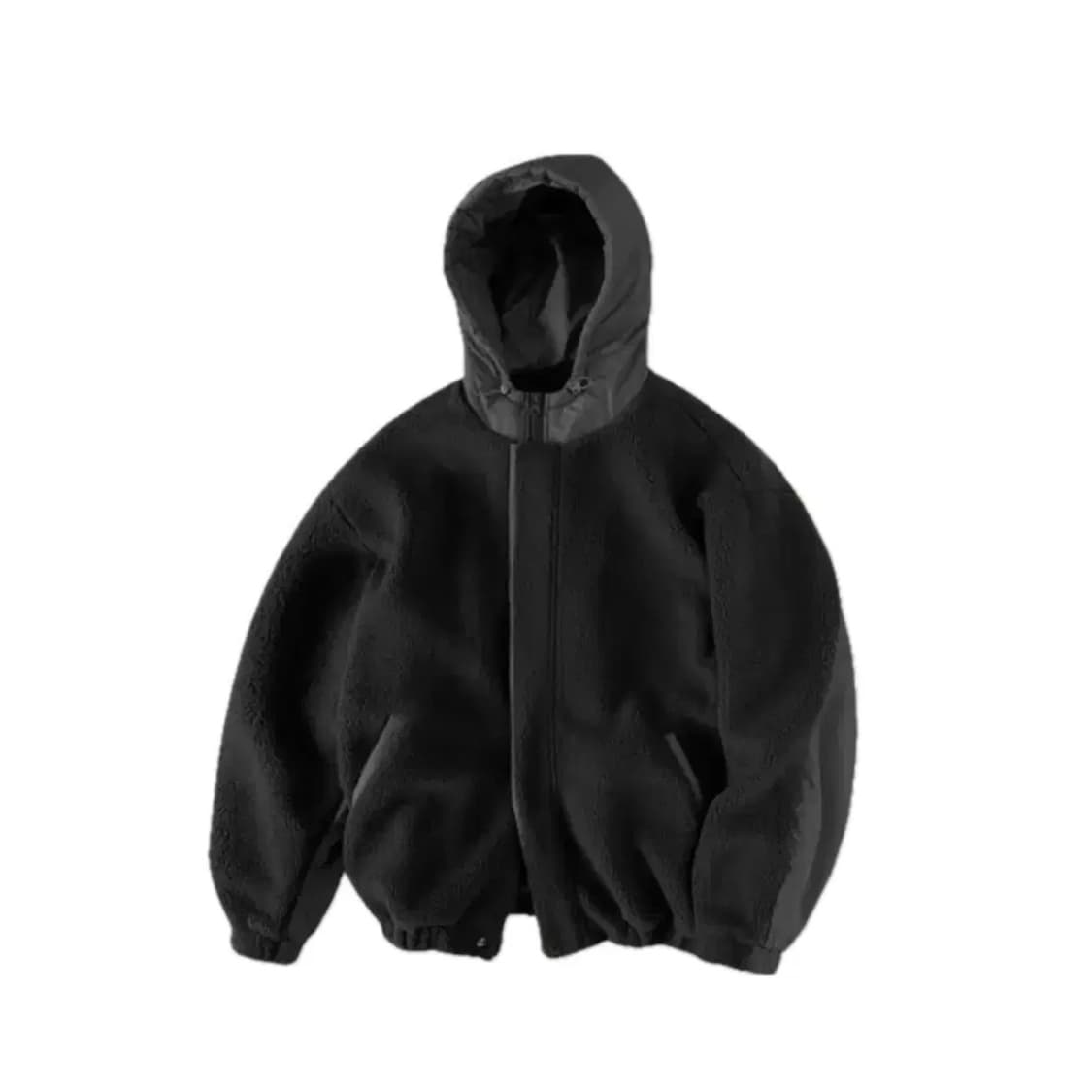 라퍼지스토어 양털 플리스 컬러링 후드 자켓 S 상품이미지1