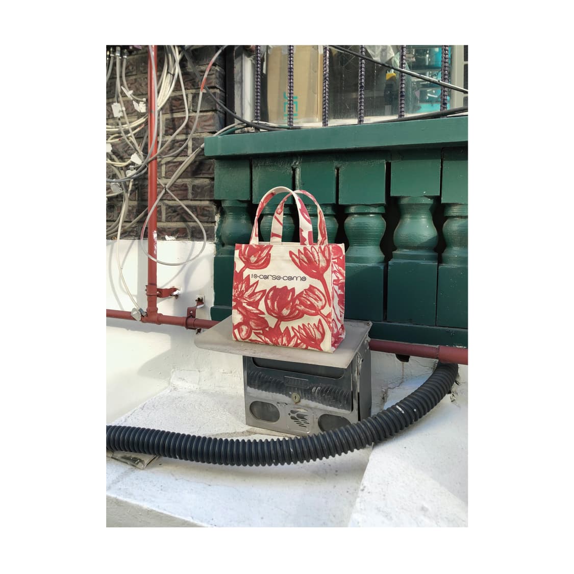 10 Corso Como Fiore Rosso Canvas Bag 상품이미지2