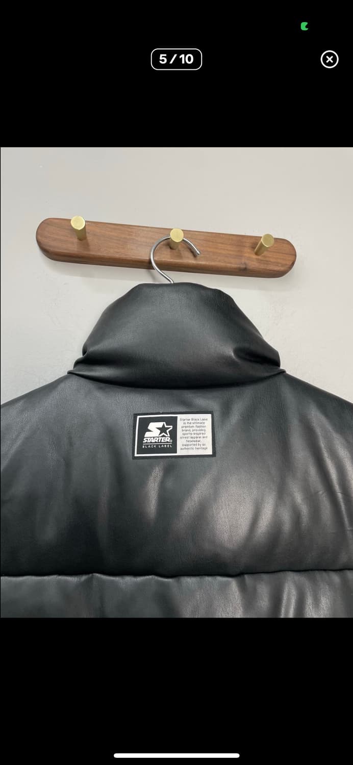 스타터 레더 다운 베스트 A3178 상품이미지5