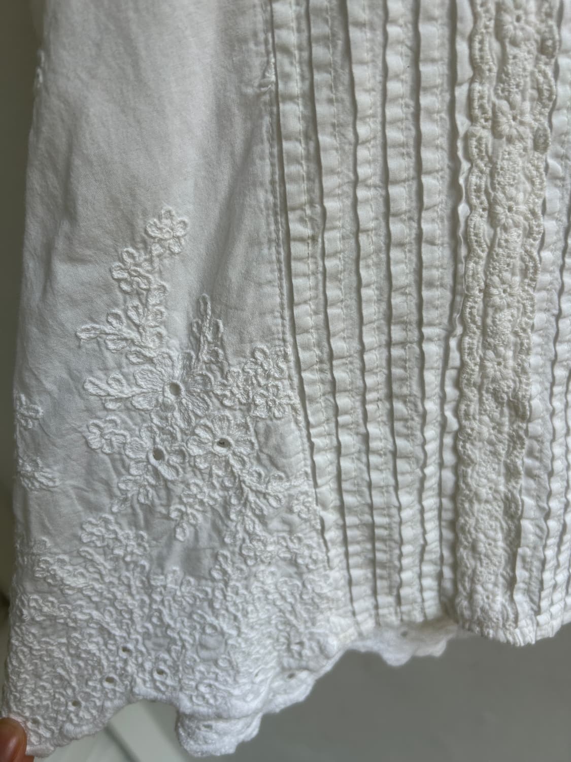 펀칭 블라우스 셔츠 상품이미지5