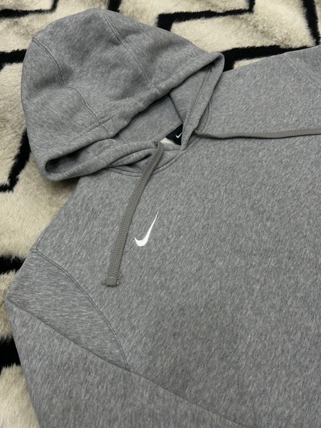 [XL]나이키 스우시 후드/그레이/기모 상품이미지1