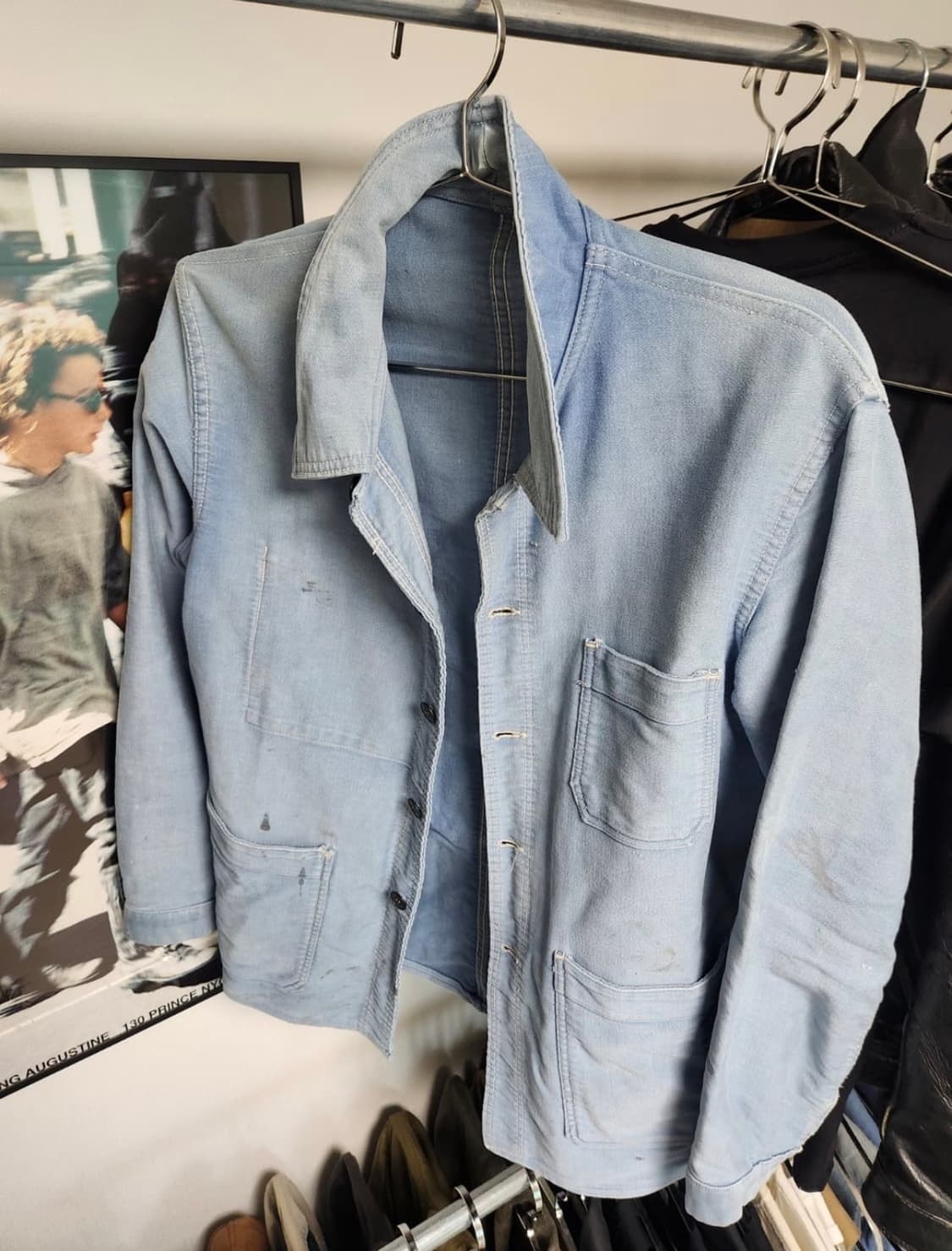 60s French Moleskin Work Jacket 상품이미지2