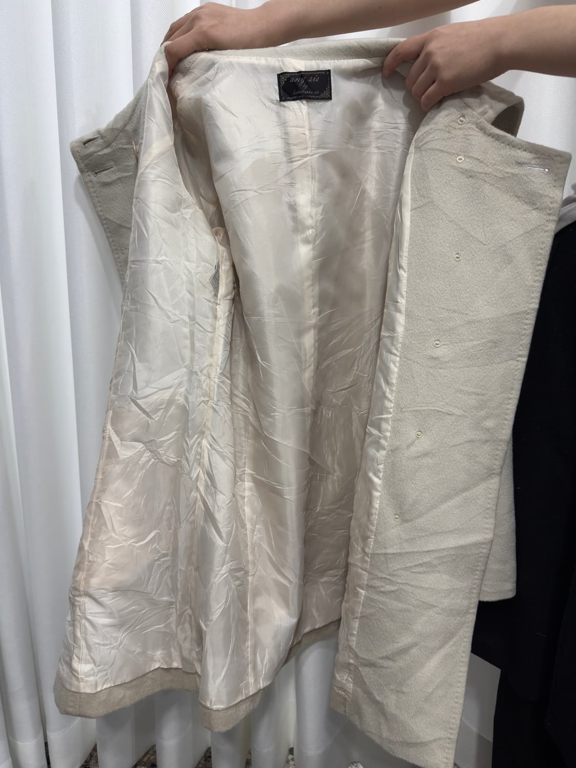 ivory button coat 상품이미지6