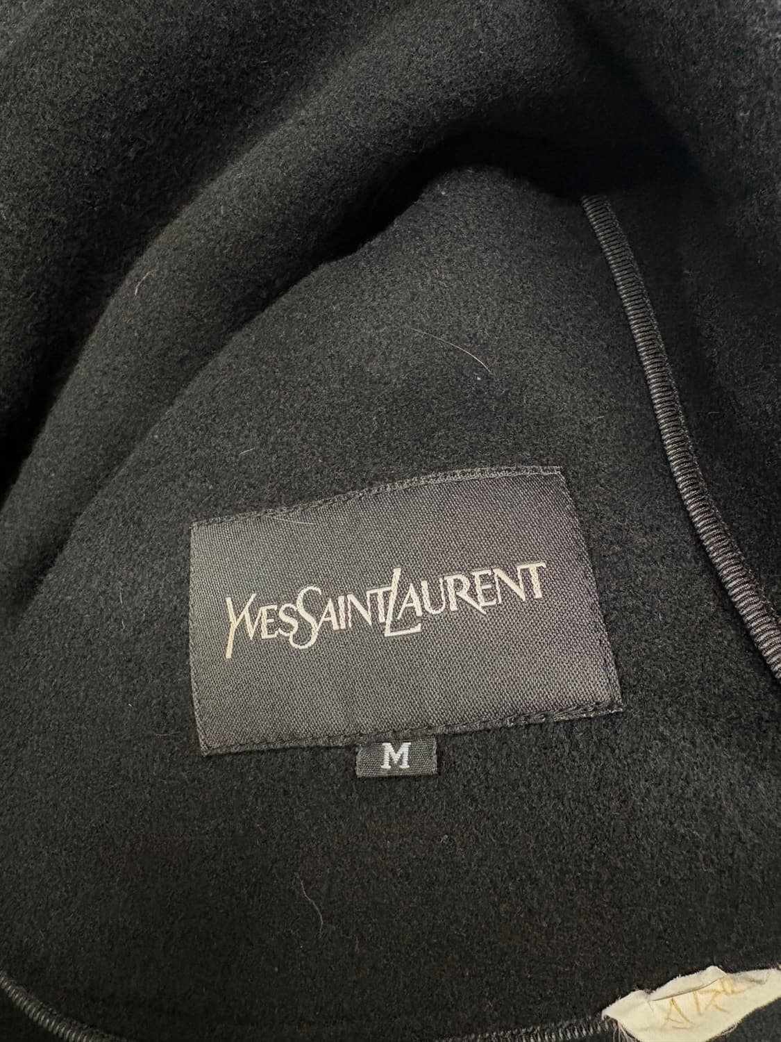 90s YSL 입생로랑 울 캐시미어 혼방 하프 코트 4284 상품이미지5