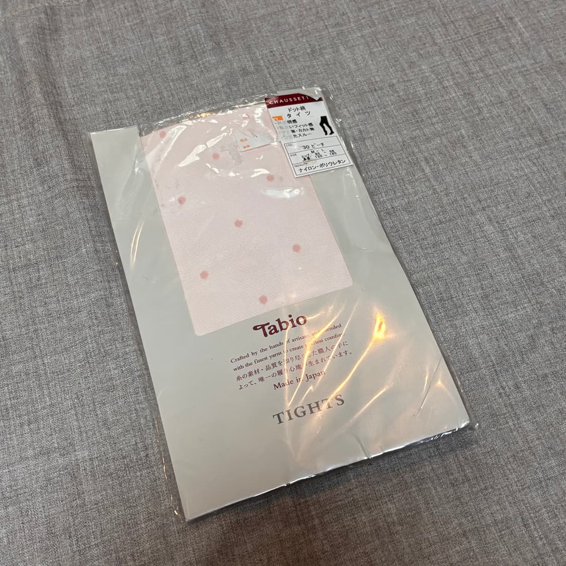 일본제 타비오 tabio 피치 도트 스타킹 상품이미지2