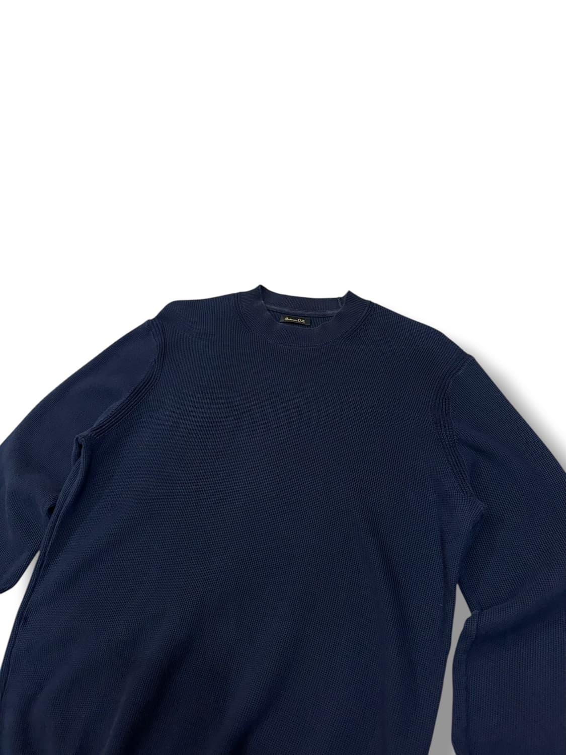 마시모 두띠 네이비 와플 니트 (M)  상품이미지2