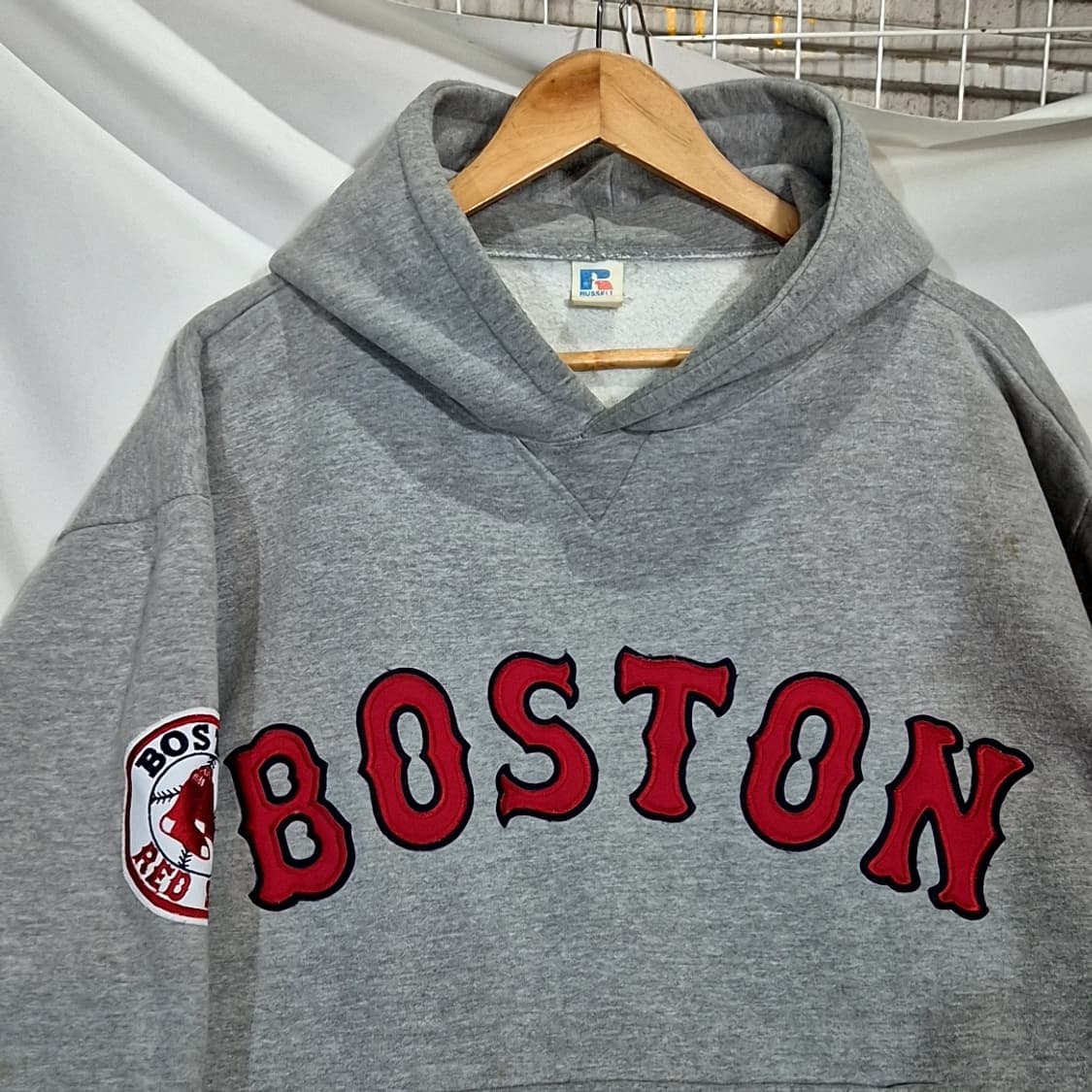 Russell 러셀 MLB 보스턴 레드삭스 후드티 상품이미지3