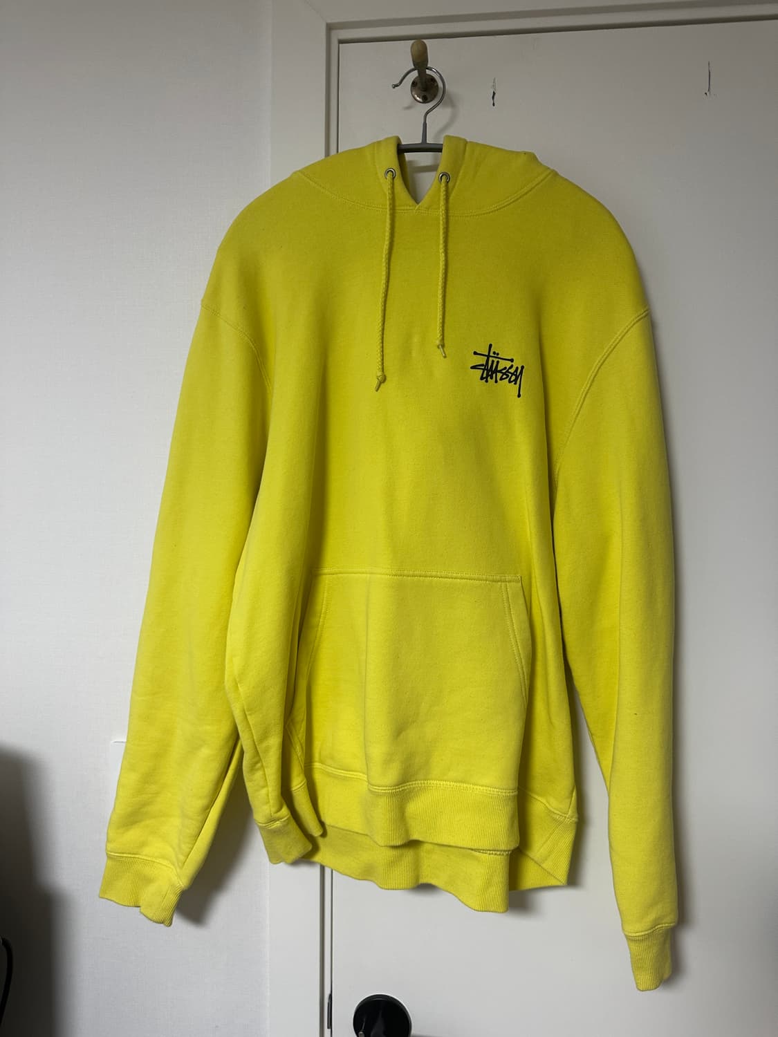 스투시 후드티 형광 L 상품이미지1