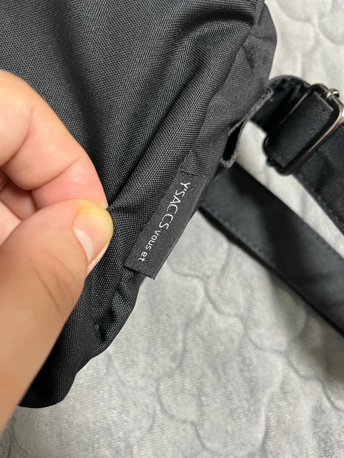 요지 야마모토 Ys acc 숄더백 블랙 상품이미지4