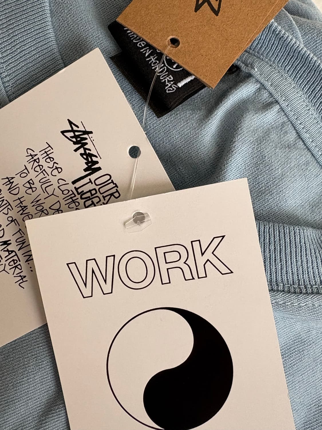 스투시 아워레가시 베이비블루 티셔츠 M 상품이미지3