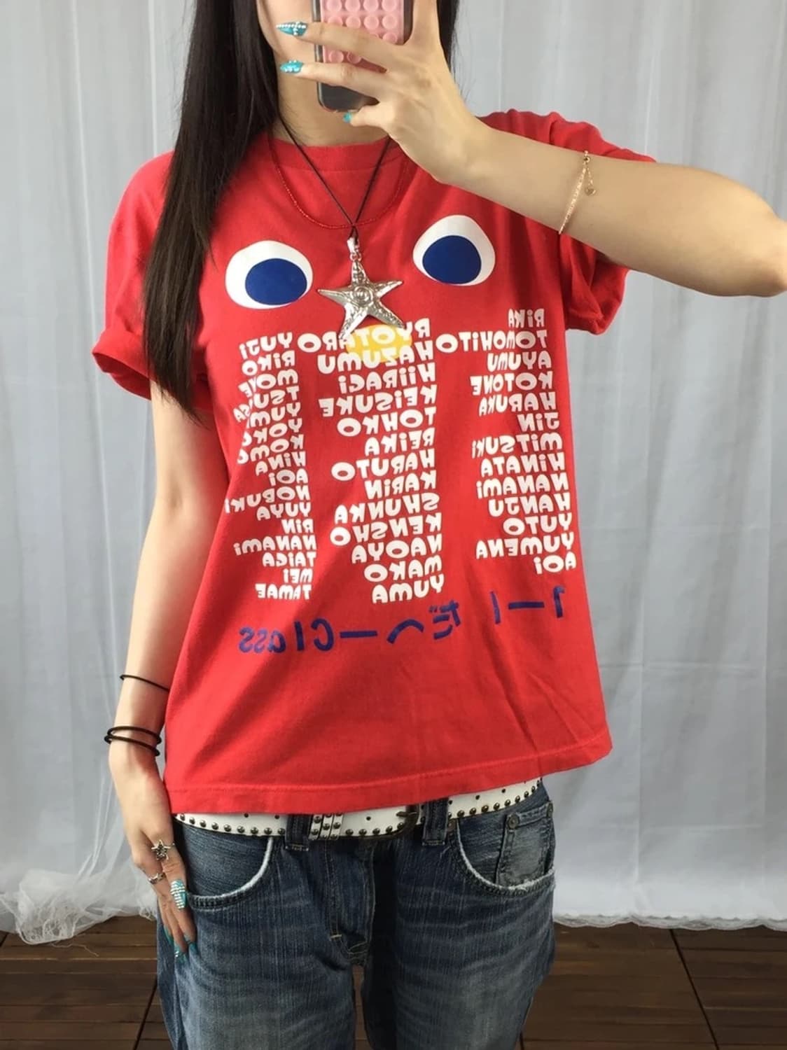 Printstar Japanese Graphic Red Tee 상품이미지3