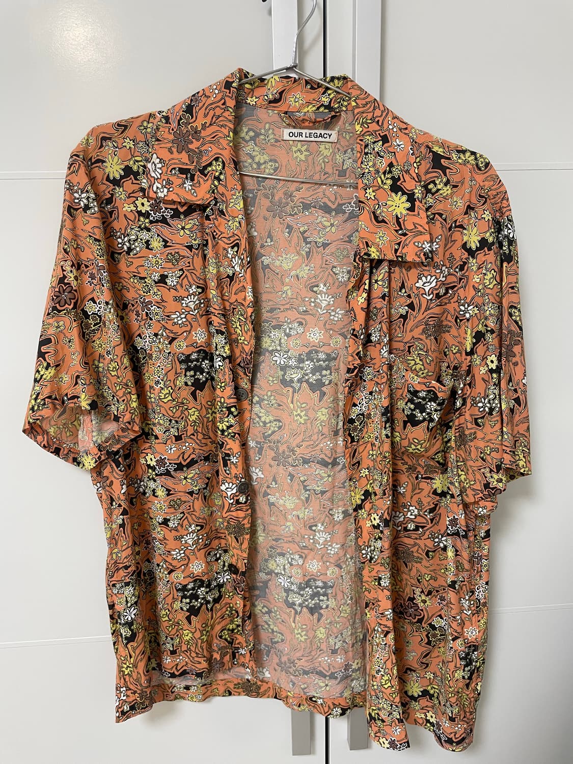 Ourlegacy 아워레가시 셔츠 red plant print shirt 상품이미지3