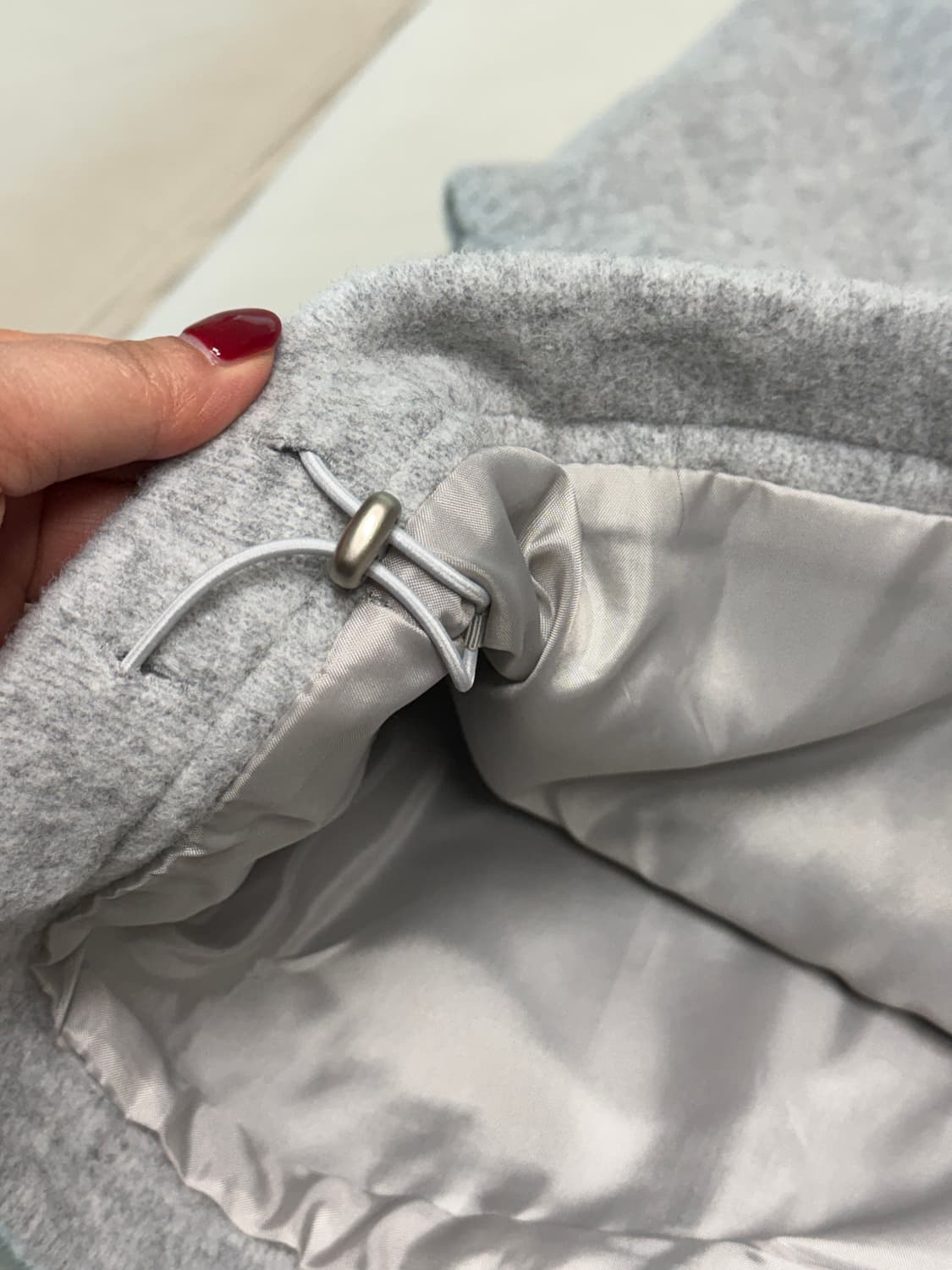 (새상품)베뉴먼트 venument 소프트울 아노락 플리스 그레이 상품이미지9