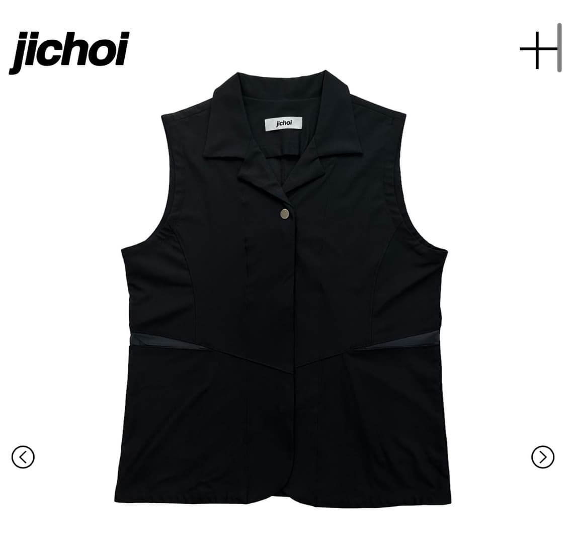 지초이 SS23 SLEEVELESS JACKET 상품이미지1