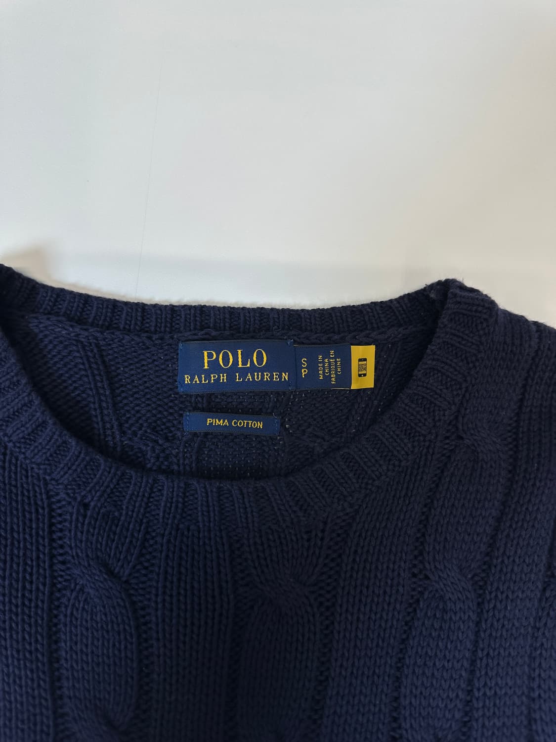 폴로 랄프로렌 케이블 니트 네이비  상품이미지3