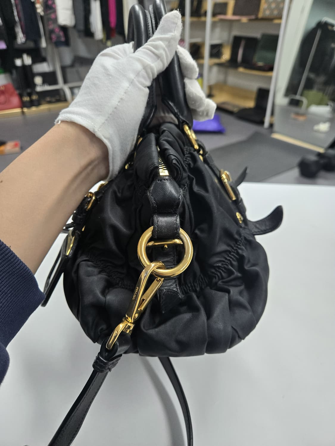 [A급컨디션]프라다 고프레 숄더백 상품이미지3