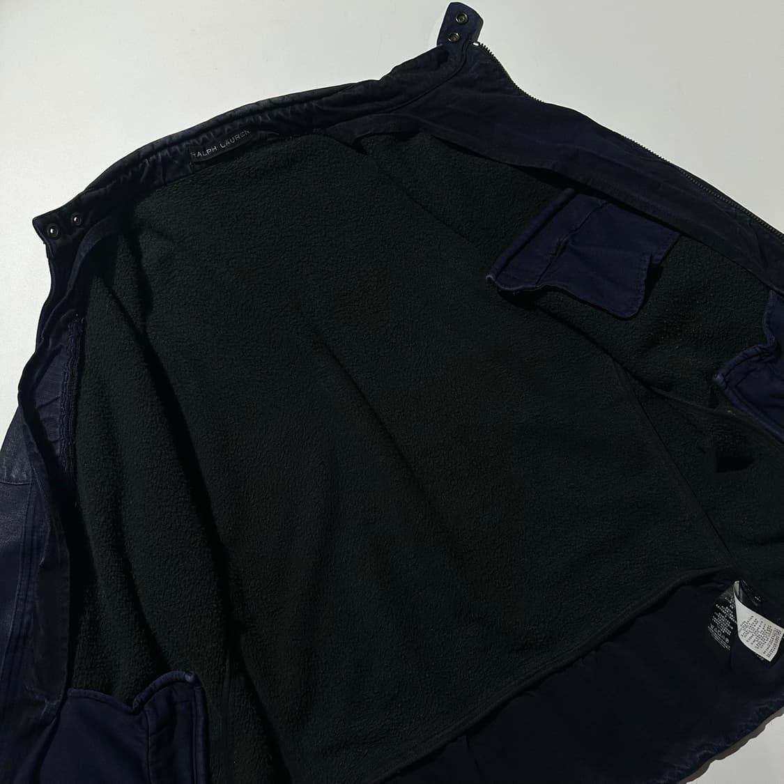 랄프로렌 블랙라벨 코팅 바이커 자켓 상품이미지8