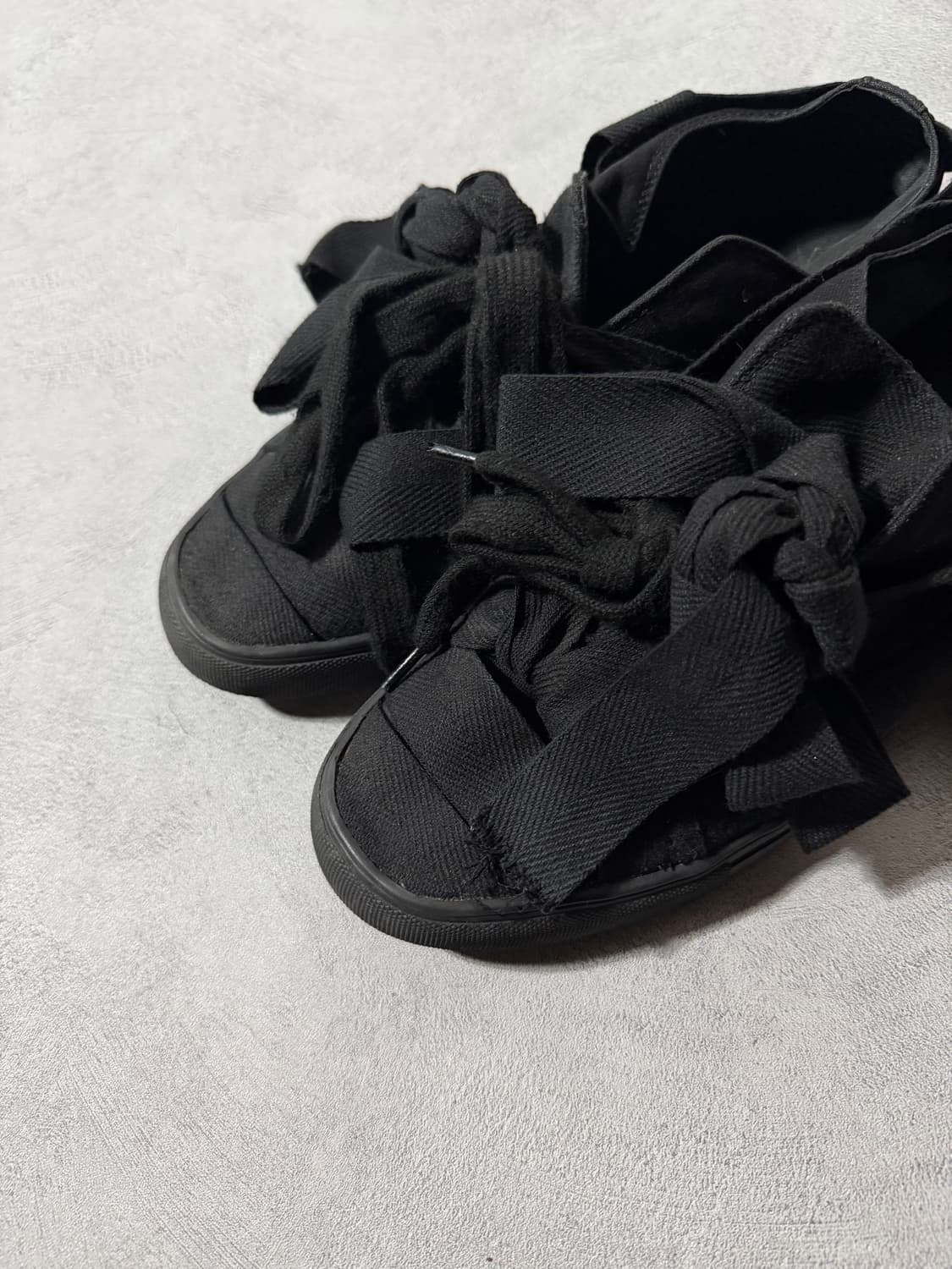 Yohji Yamamoto POUR HOMME 레이스업 슬립온 상품이미지3