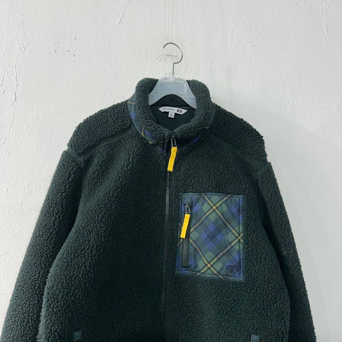 유니클로 JW앤더슨 플리스 양털 자켓 L 상품이미지2