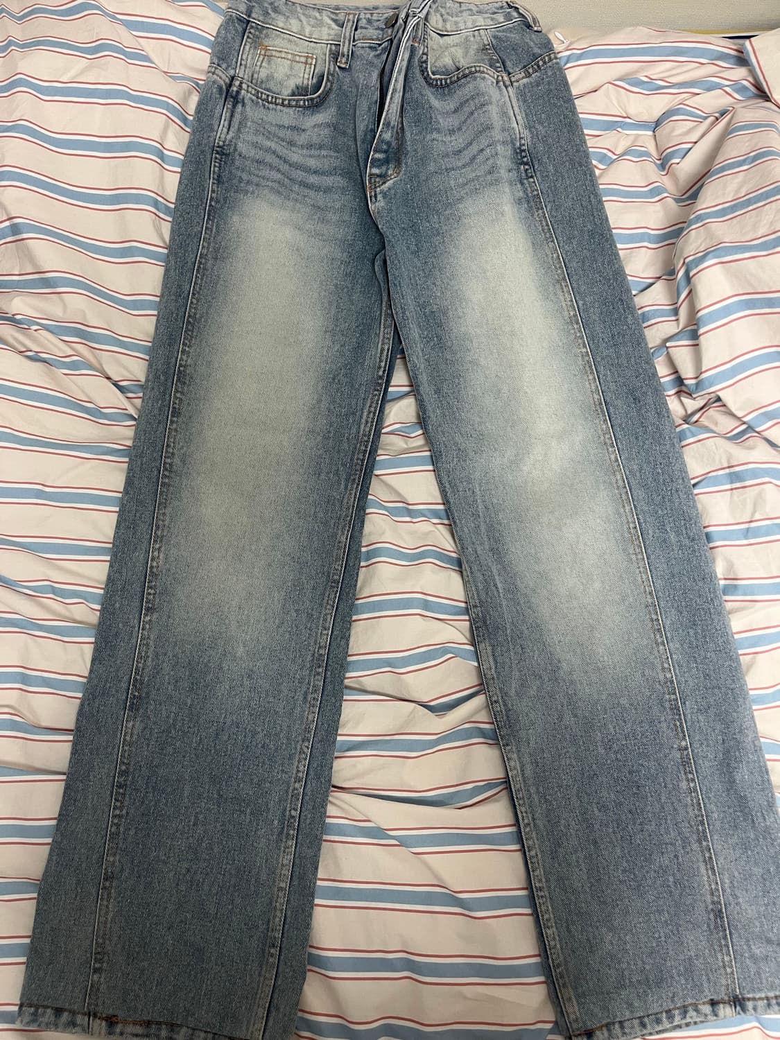 m) 일자데님팬츠 상품이미지1