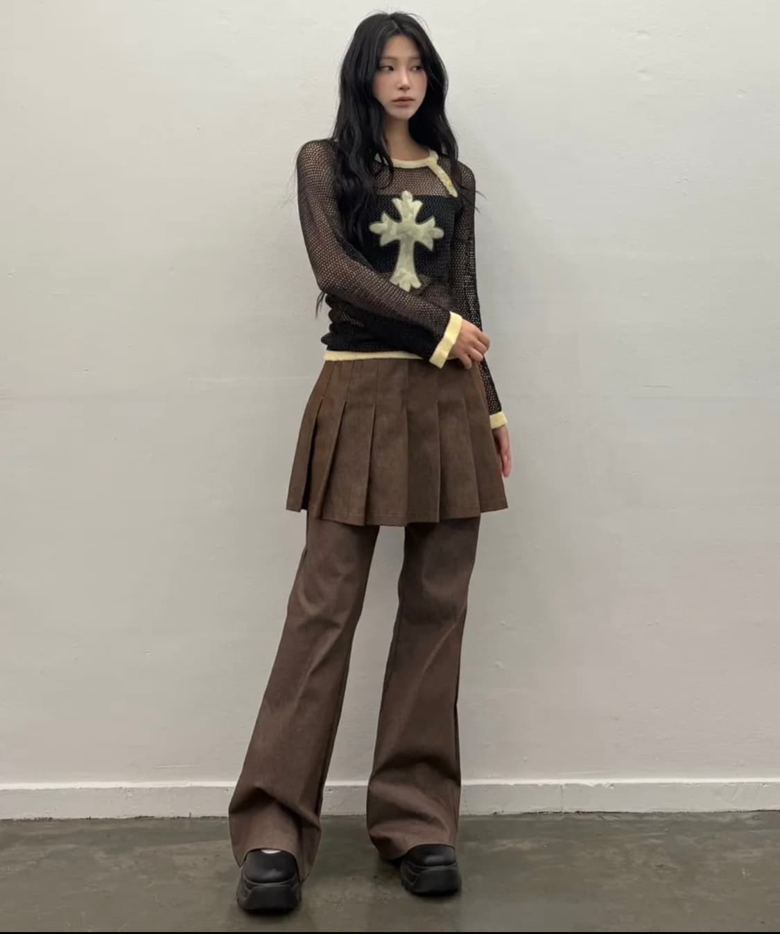 러즈이즈트루 SM CROSS MESH KNIT 상품이미지4