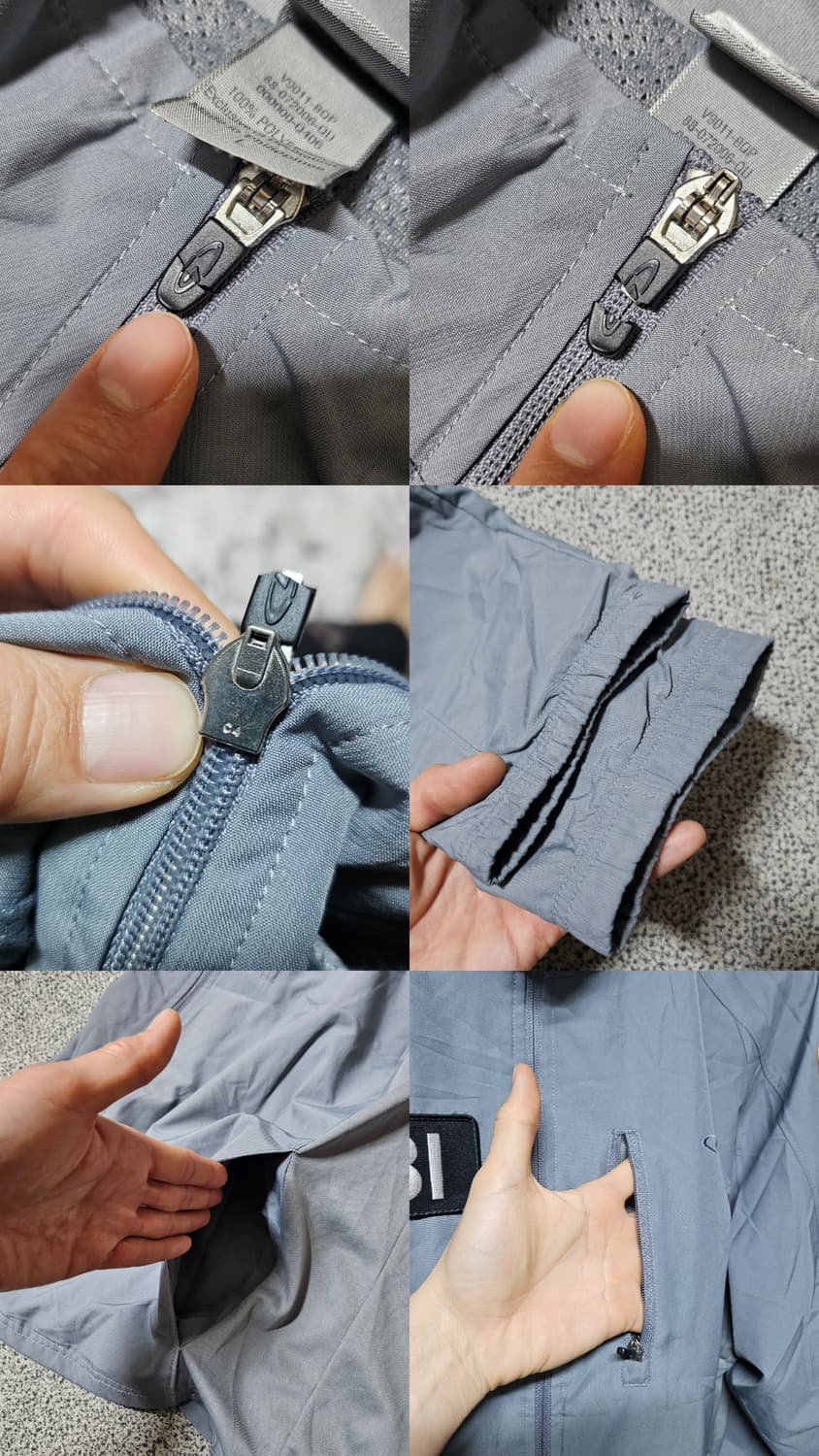 [L] 챔피언 Champion FBI 바람막이 집업 자켓 상품이미지4