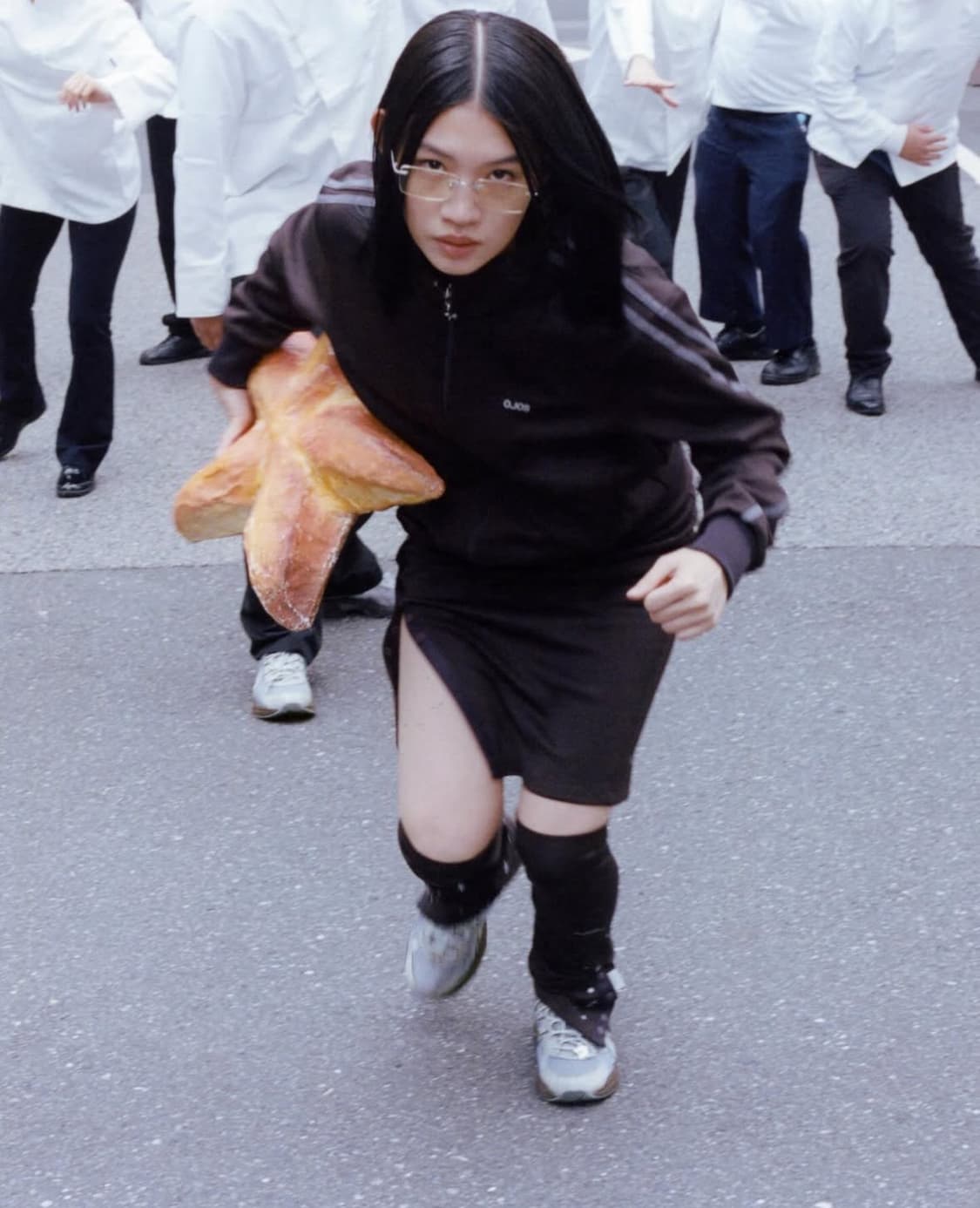 오호스 x 아트모스 핑크 트랙 저지 & 팬츠 상품이미지1